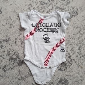 Colorado Rockies onesies